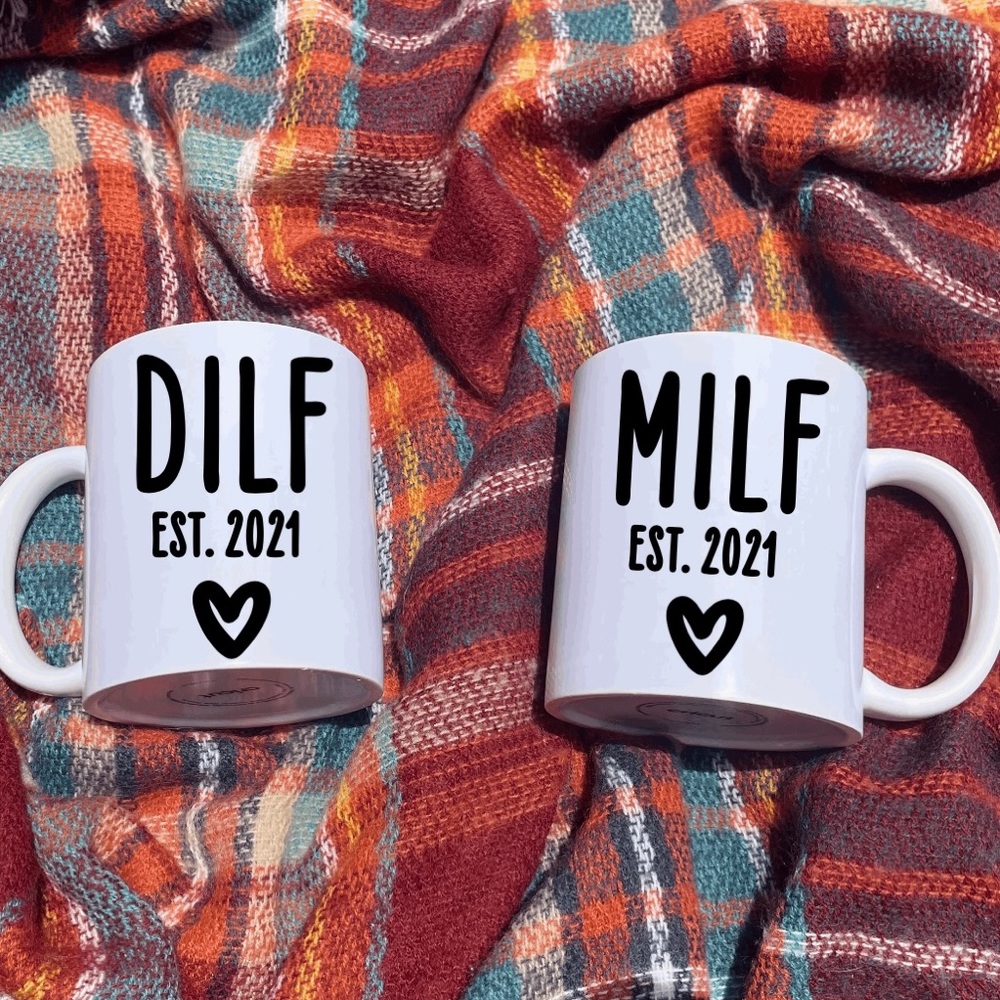 Milf & Dilf mug set